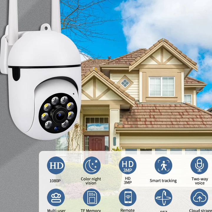 Wi-Fi Security Camera – with Mic – 3