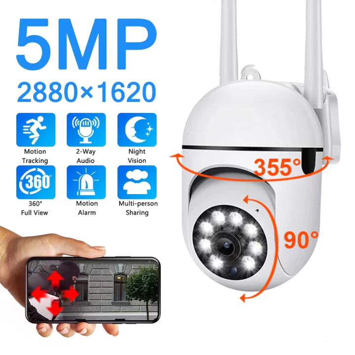 Wi-Fi Security Camera – with Mic – 2