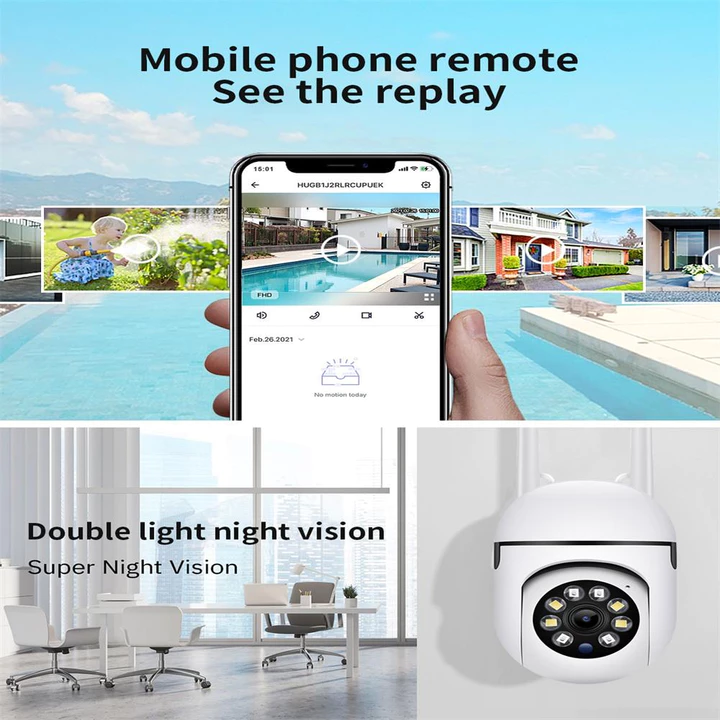 Wi-Fi Security Camera – with Mic – 7
