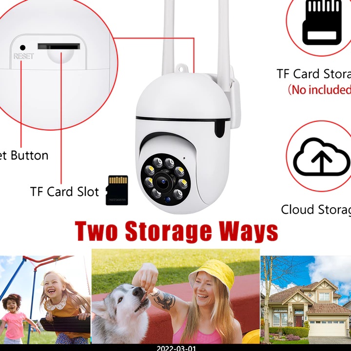 Wi-Fi Security Camera – with Mic – 5