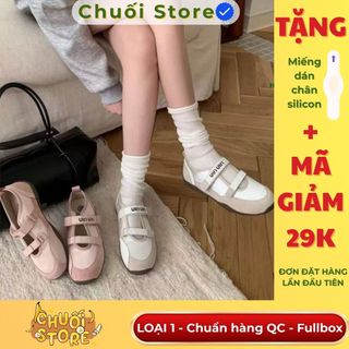 Giày thời trang nữ da PU tổng hợp dệt vải đế cao su dễ thương mềm mại êm ái dễ mang