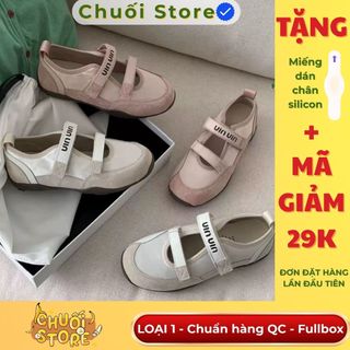 Giày thời trang nữ da PU tổng hợp dệt vải đế cao su dễ thương năng động cá tính thời trang