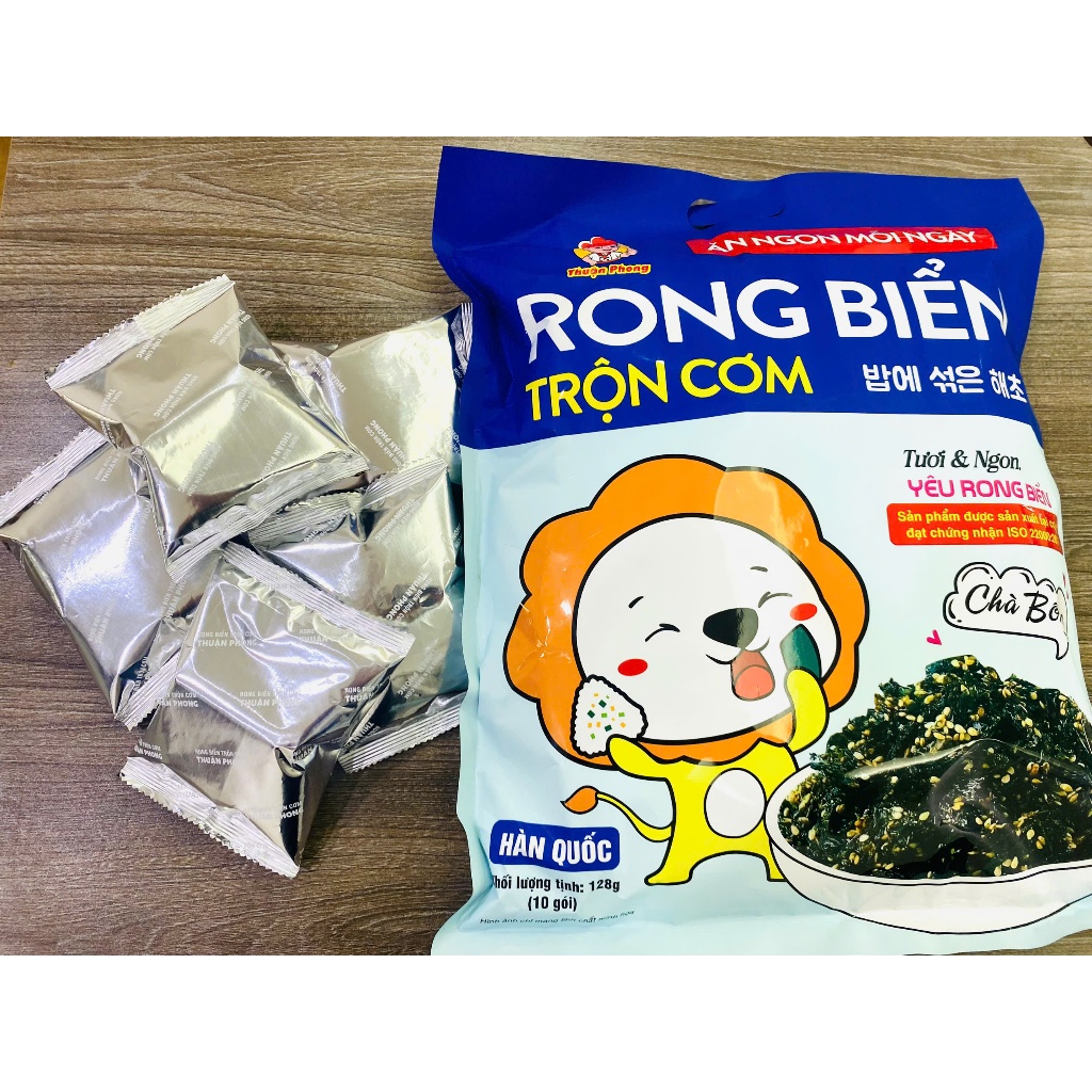 Rong Biển Trộn Cơm Việt Nam gói lớn 128g (Bao gồm 10 gói nhỏ) | Shopee ...