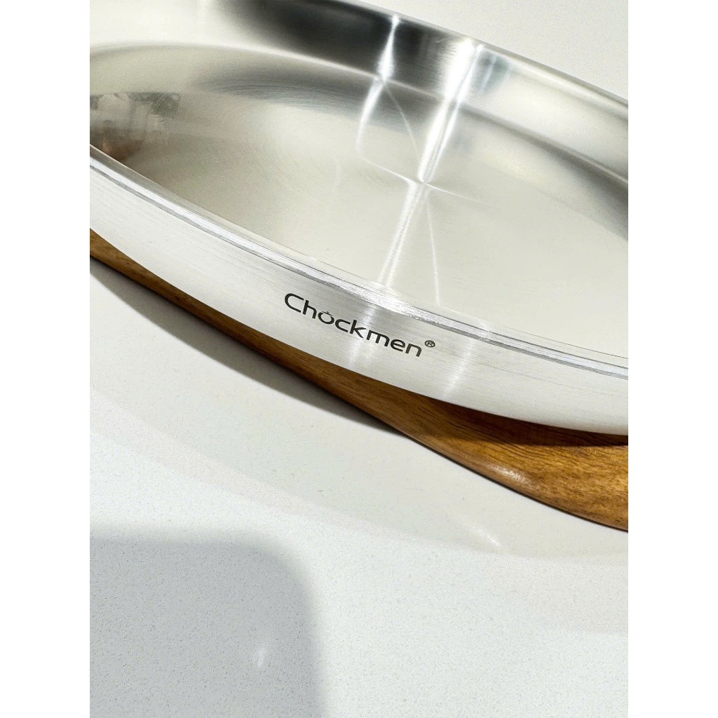 Chảo Inox Chockmen 30cm Chiên Rán Đa Năng, Chảo Bít Tết Chockmen CKM269