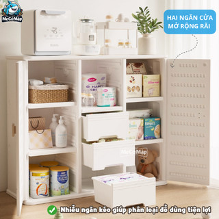 [Mẫu Mới] Kệ Đựng Đồ Cho Bé Pakey Nhiều Ngăn Cao Cấp, Kệ Tủ Sơ Sinh Đa Năng Dung Tích Lớn Có Tấm Hậu