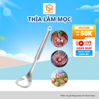 THÌA LÀM MỌC, Thịt, Cá Viên 100% Inox 304 Loại 1 Cao Cấp, Thần Thánh