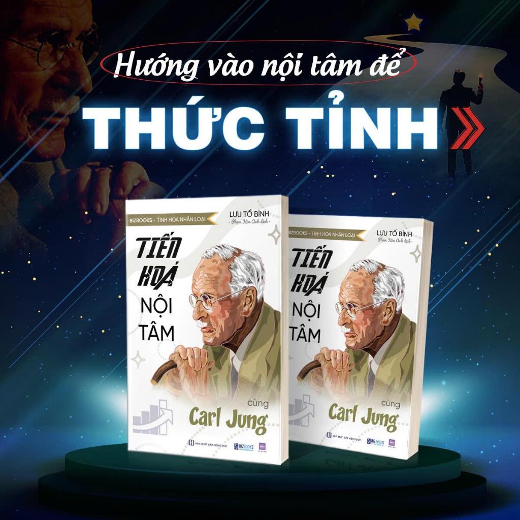 Sách Tiến Hóa Nội Tâm Cùng Carl Jung - Bizbooks