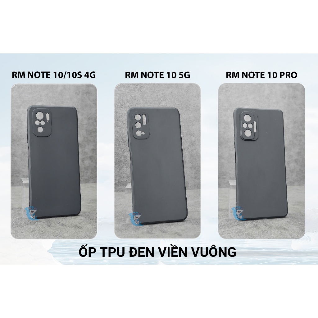 Ốp lưng Redmi Note 10 / 10 Pro 4G 5G cạnh vuông bảo vệ cam toàn diện nhựa dẻo Vỏ bao lưng Xiaomi