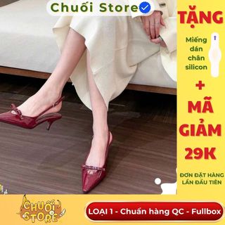 Giày cao gót nữ da PU tổng hợp dệt vải đế cao su tiểu thử dịu dàng thanh lịch nhẹ nhàng