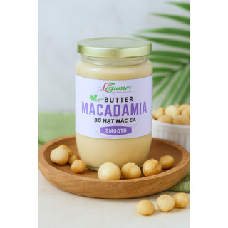 Bơ Hạt Mắc Ca Nguyên Chất 100% Légumes – Macadamia Nut Butter – Bơ Hạt Ăn Kiêng Không Đường