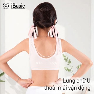 Áo ngực nữ học sinh iBasic không gọng mút mỏng thun lạnh thoáng khí BRAT031