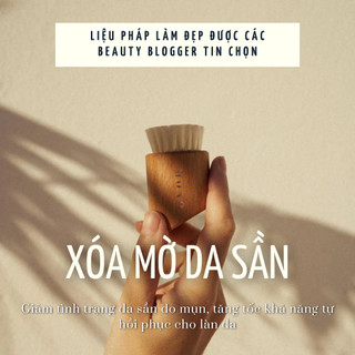 [Lông Thú] Bàn Chải Khô Tẩy Da Chết Mặt Cao Cấp - Giúp Da Sáng Mịn, Mờ Sần Vỏ Cam - Mono Routine