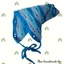 Khăn tam giác trùm đầu, khăn turban, khăn bandana, băng đô trùm đầu sóng biển - handmade len - crochet