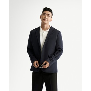 Áo Blazer Knit Dệt Jacquard May Chỉ Đột Cổ Áo Form Fitted - Routine 10F24VES010