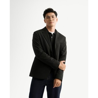Áo Blazer Knit Dệt Jacquard May Chỉ Đột Cổ Áo Form Fitted - Routine 10F24VES010