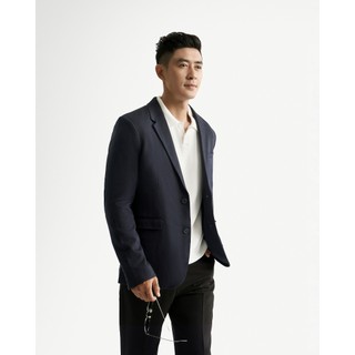 Áo Blazer Knit Dệt Jacquard May Chỉ Đột Cổ Áo Form Fitted - Routine 10F24VES010