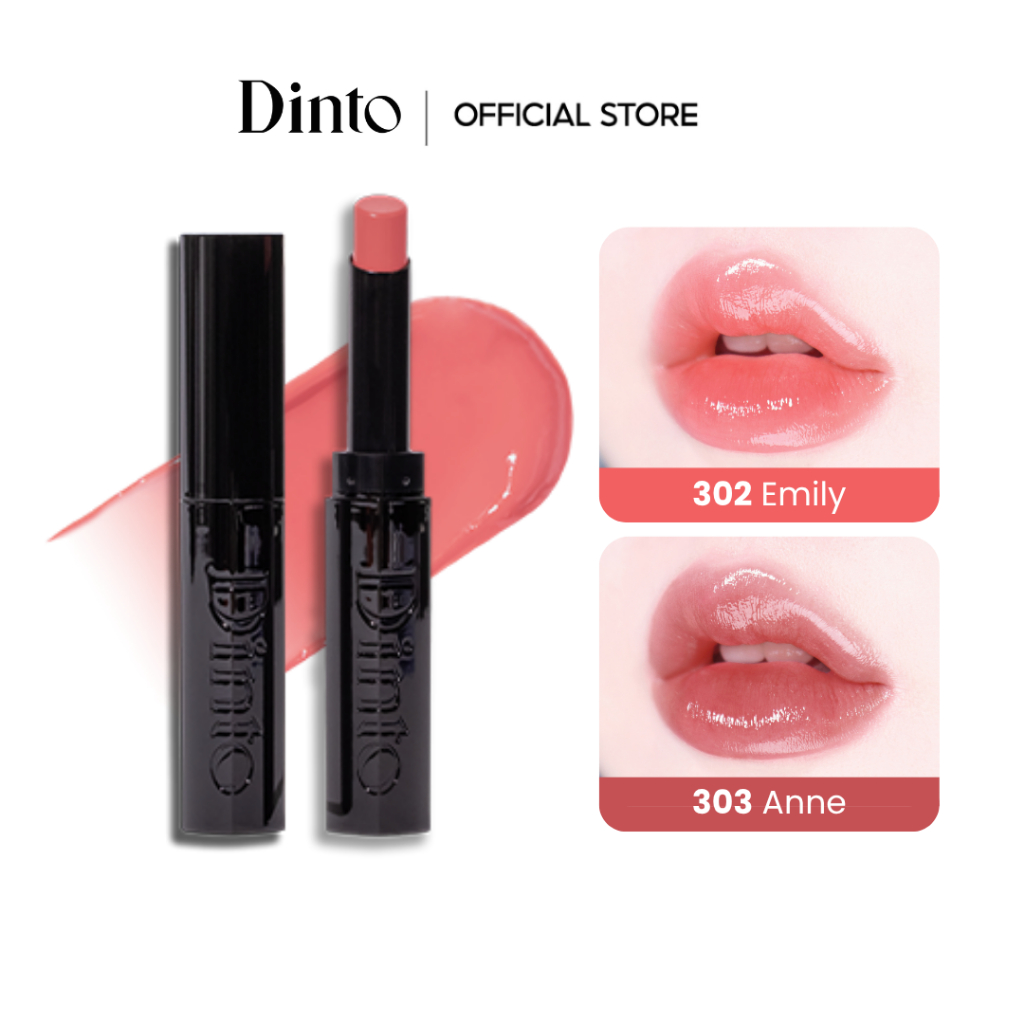 Son Dưỡng Ẩm Môi Có Màu Thuần Chay Dinto Bronte Melting-Glow Lip Balm