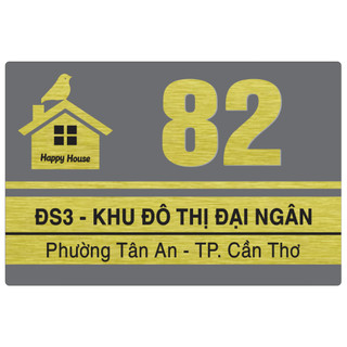 Bảng số nhà, bảng công ty chất liệu cao cấp bền đẹp sang trọng nhiều kích thước