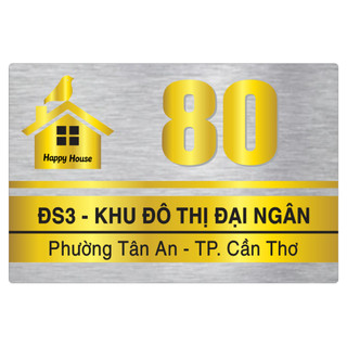 Bảng số nhà, bảng công ty chất liệu cao cấp bền đẹp sang trọng nhiều kích thước