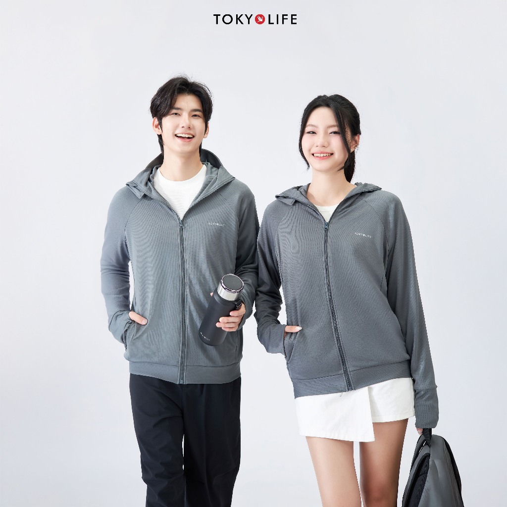 [FORM RỘNG- LÙI 1 SIZE] Áo Khoác Chống Nắng Chống Tia UV Unisex 2 Lớp Dày Dặn Thoáng Khí 40004137 - TOKYOLIFE
