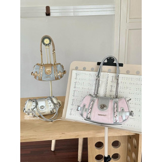 Túi Cultivator Đeo chéo Nữ màu hồng style y2k - Sẵn Hoả T