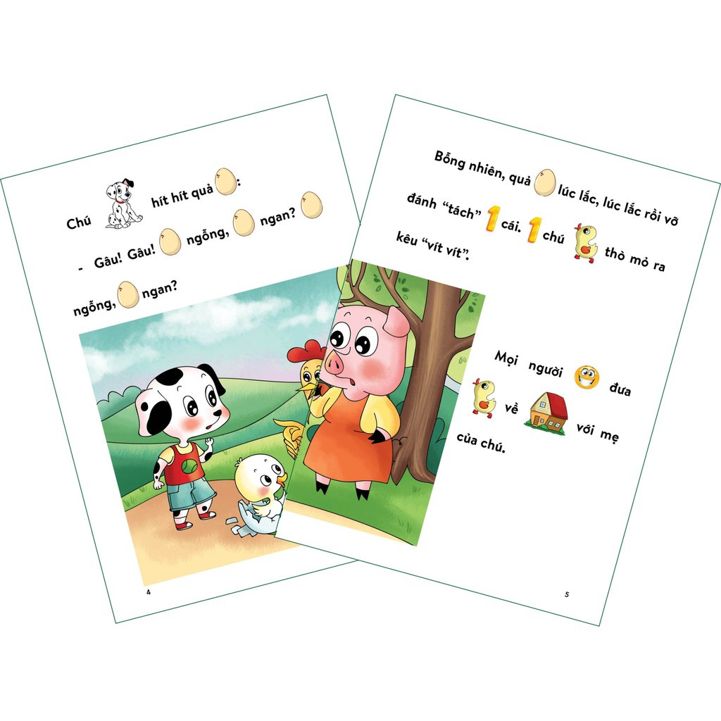 Sách - Truyện Tranh Tư Duy Cho Bé: Tập Nói Tập Đọc