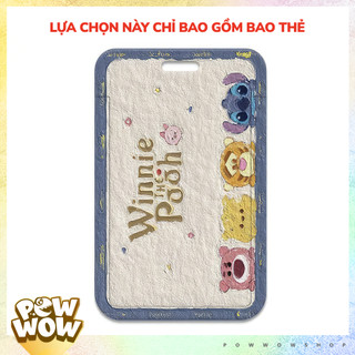 Bao Đựng Thẻ Nhân Viên Nhựa ABS Phong Cách Nhân Vật Hoạt Hình Winnie The Pooh Đáng Yêu Cute