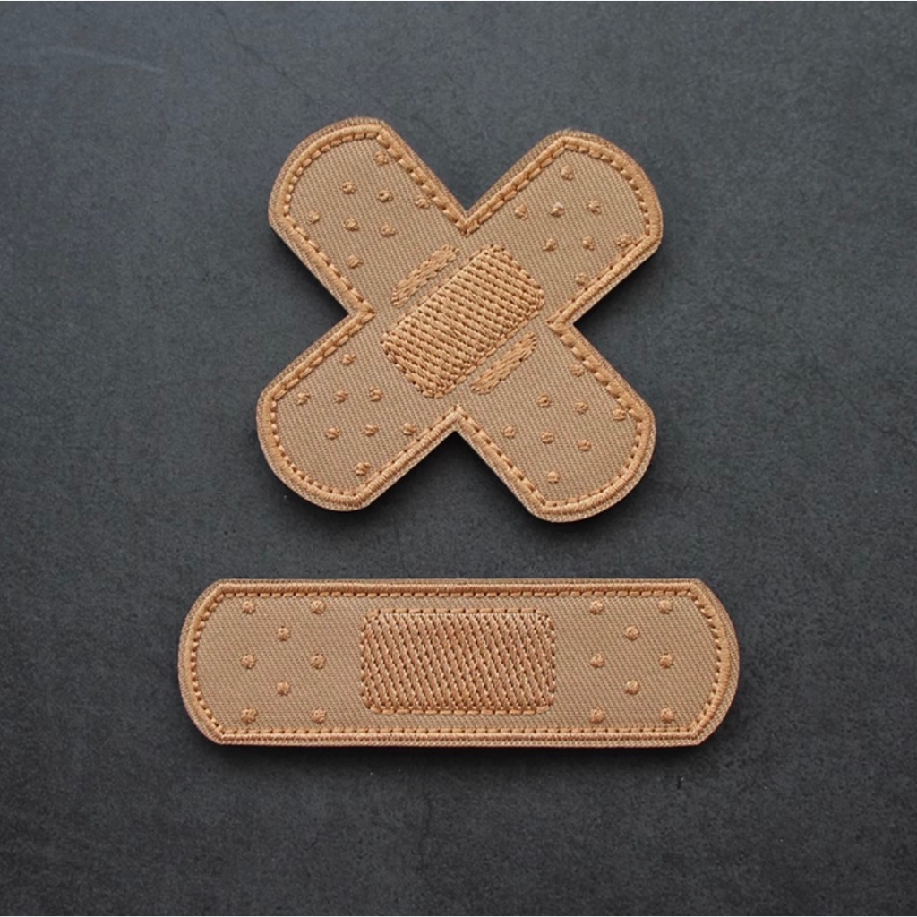 Patch_velcro thêu hình băng cá nhân – Miếng dán trang trí balo, áo khoác, túi