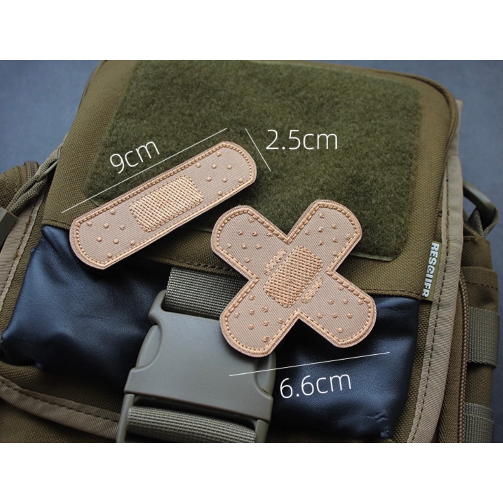 Patch_velcro thêu hình băng cá nhân – Miếng dán trang trí balo, áo khoác, túi