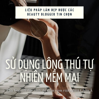 [Lông Thú] Bàn Chải Khô Tẩy Da Chết Body Cao Cấp - Giúp Da Sáng Mịn, Mờ Sần Vỏ Cam - Mono Routine