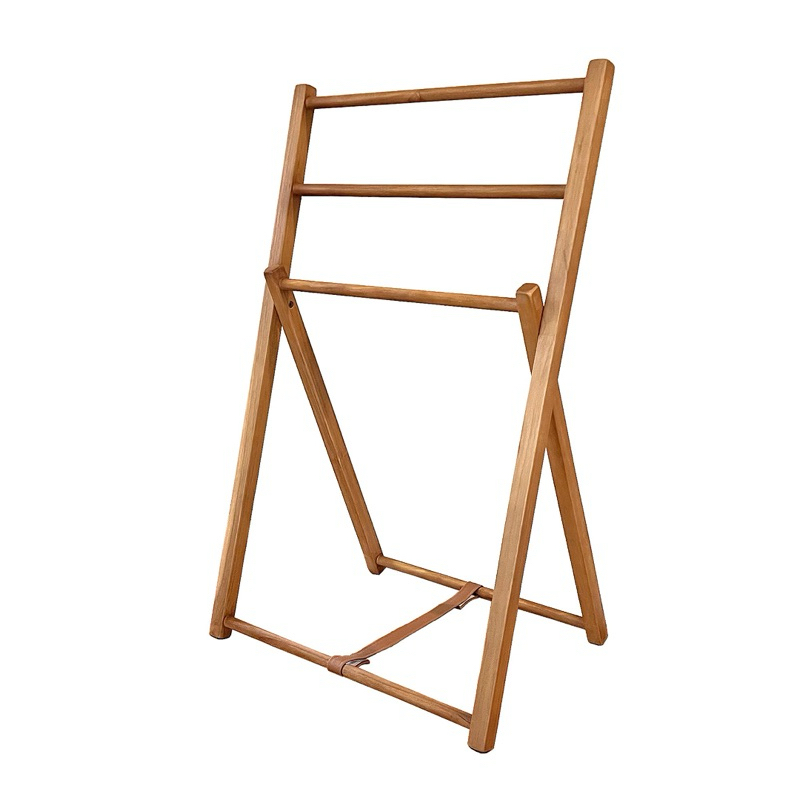 [TV-K008] Giá treo khăn chữ a 3 tầng Thông Việt Decor gỗ thông tự nhiên, thiết kế đơn giản thanh lịch