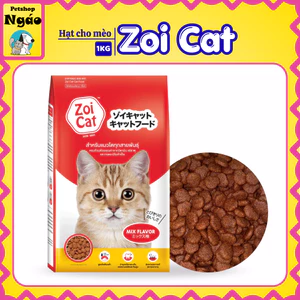 Zoi cat 1kg - Thức ăn hạt cho mèo trưởng thành __ Zoi cat ( ĐỎ ) Gói 1kg
