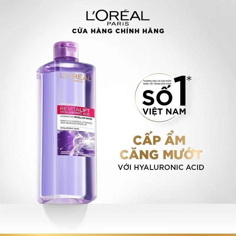 [Chính Hãng] Nuoc Tay Trang Revitalift Hyaluronic Acid 95ml/Chai L'Oreal Paris
