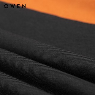 Owen - Áo polo Bodyfit APV253634 màu Đen chất liệu CVC Spandex