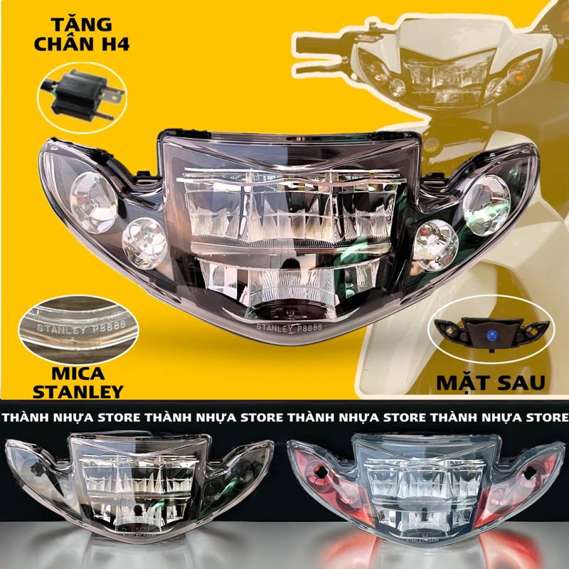 Pha đèn 2 tầng sirius - Bộ choá đèn 2 tầng sirius sihello