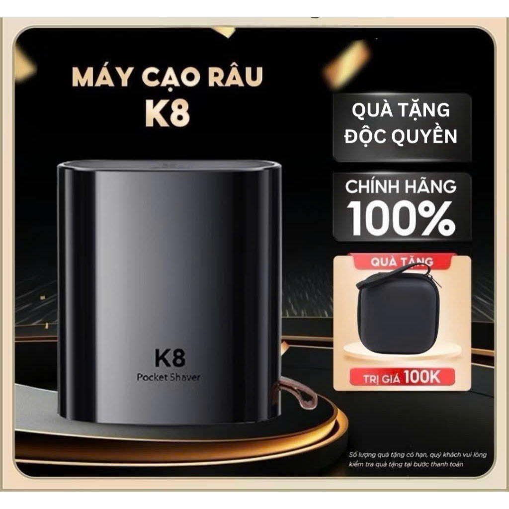 Máy cạo râu Enchen K8 đầu cạo 2D chống nước, 18 lưỡi dao tự mài, pin ...
