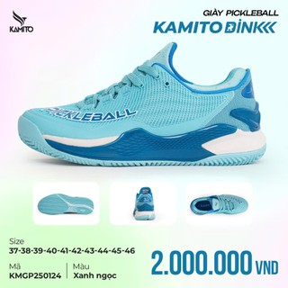 Giày Pickleball Kamito Dink Đế Cao Su Bám Sân Chống Trơn Trượt, Đệm Lót Êm Ái, Chính Hãng