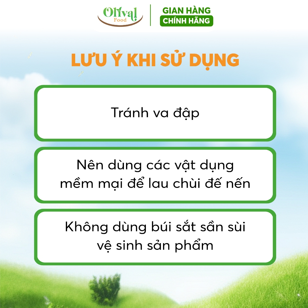 Bộ bình trà bằng thủy tinh - Đế nến hâm nóng trà OlivalFood bằng gốm sứ tráng men tiện dụng