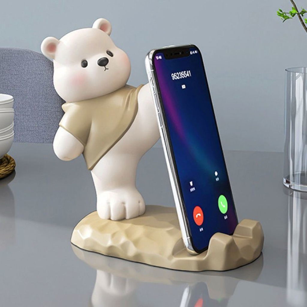 Giá đỡ điện thoại hình gấu