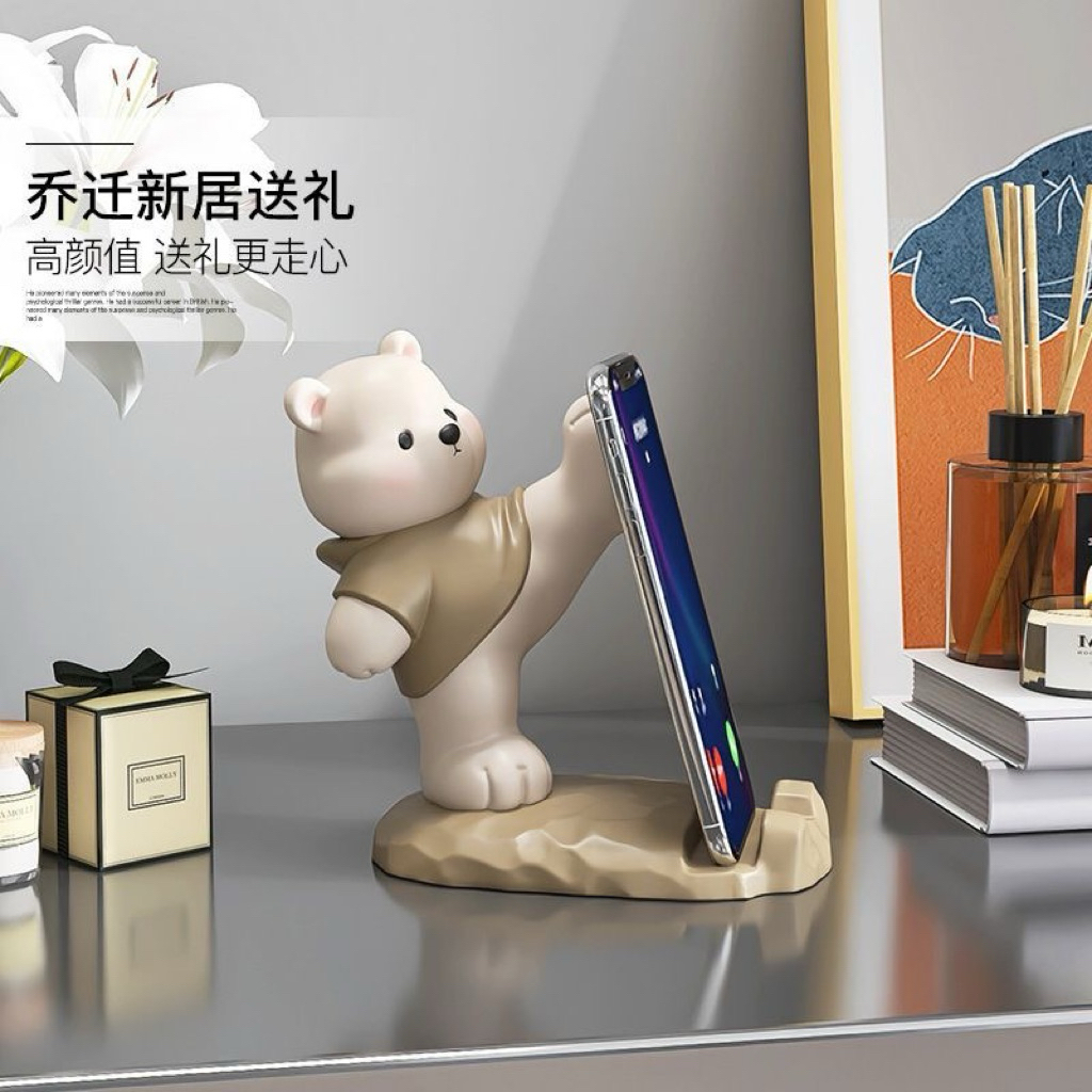 Giá đỡ điện thoại hình gấu