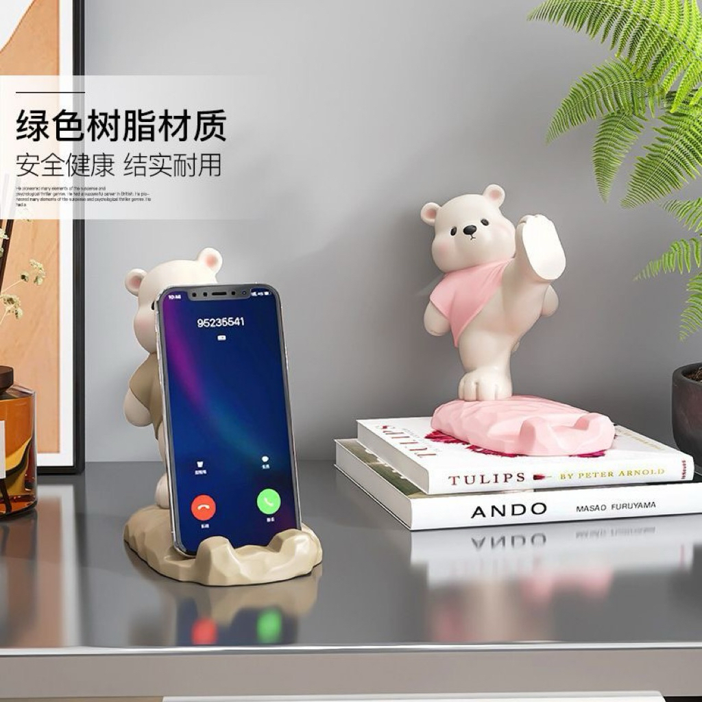Giá đỡ điện thoại hình gấu