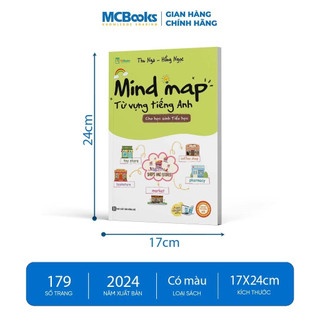 Sách - Combo Mindmap cho học sinh Tiểu Học - (Từ vựng + Ngữ pháp) - Lẻ/combo tùy chọn - TKbooks