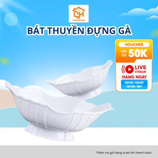 Bát Thuyền Nhựa Đựng Gà 6815 Việt Nhật. Bát Nhựa Đựng Hoa Quả Thắp Hương Siêu Tiện Lợi Cam Homeware