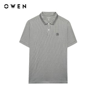Owen - Áo polo Bodyfit APV252543 màu Đen chất liệu Poly recycled (Renu)