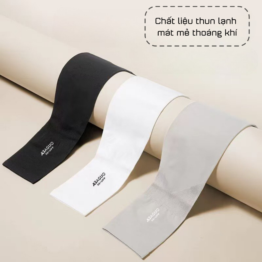 Găng tay chống nắng chống tia UV sỏ ngón đạt chuẩn UPF50+, su lạnh co giãn 4 chiều - Ekiu Shop