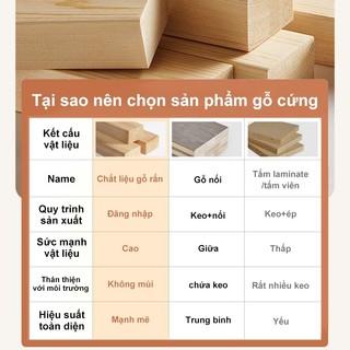Panda Ghế đẩu bàn trang điểm phòng ngủ gỗ nguyên khối chất lượng cao