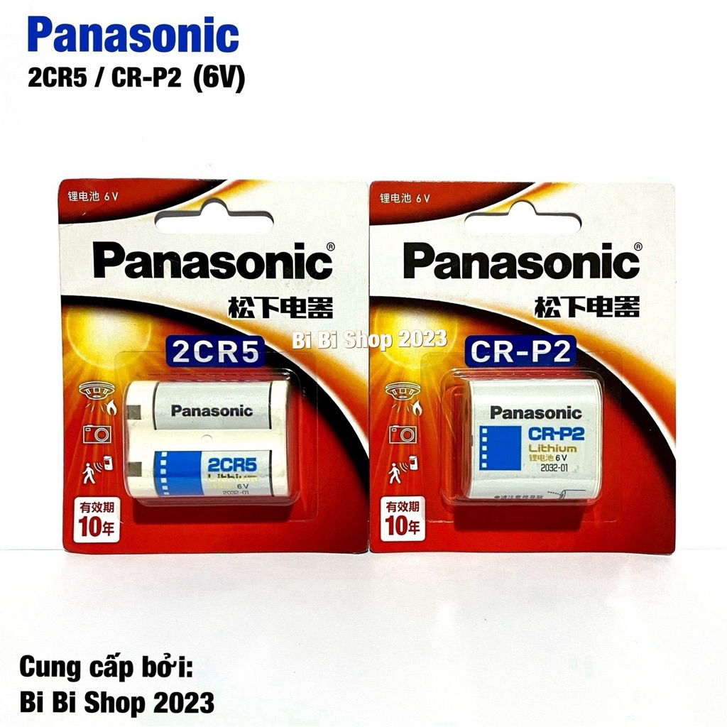 Pin Panasonic CR-P2 / 2CR5 Lithium 6V Chính Hãng - Vỉ 1 Viên | Shopee ...