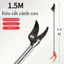TAYO Kéo Cắt Cành Trên Cao, Cắt Cành Trên Cao,Thân Hợp Kim Nhôm, Vừa Cắt Cành, Vừa Hái Quả, 1.5m