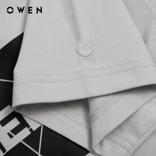 Owen - Áo T-shirt Body Fit TSN243829 màu Xám chất liệu CVC Spandex