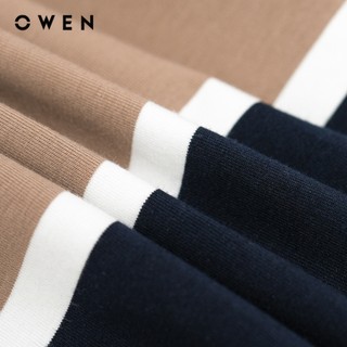 Owen - Áo T-shirt Relax Fit TSN253681 màu Xanh tím than chất liệu COTTON MODAL